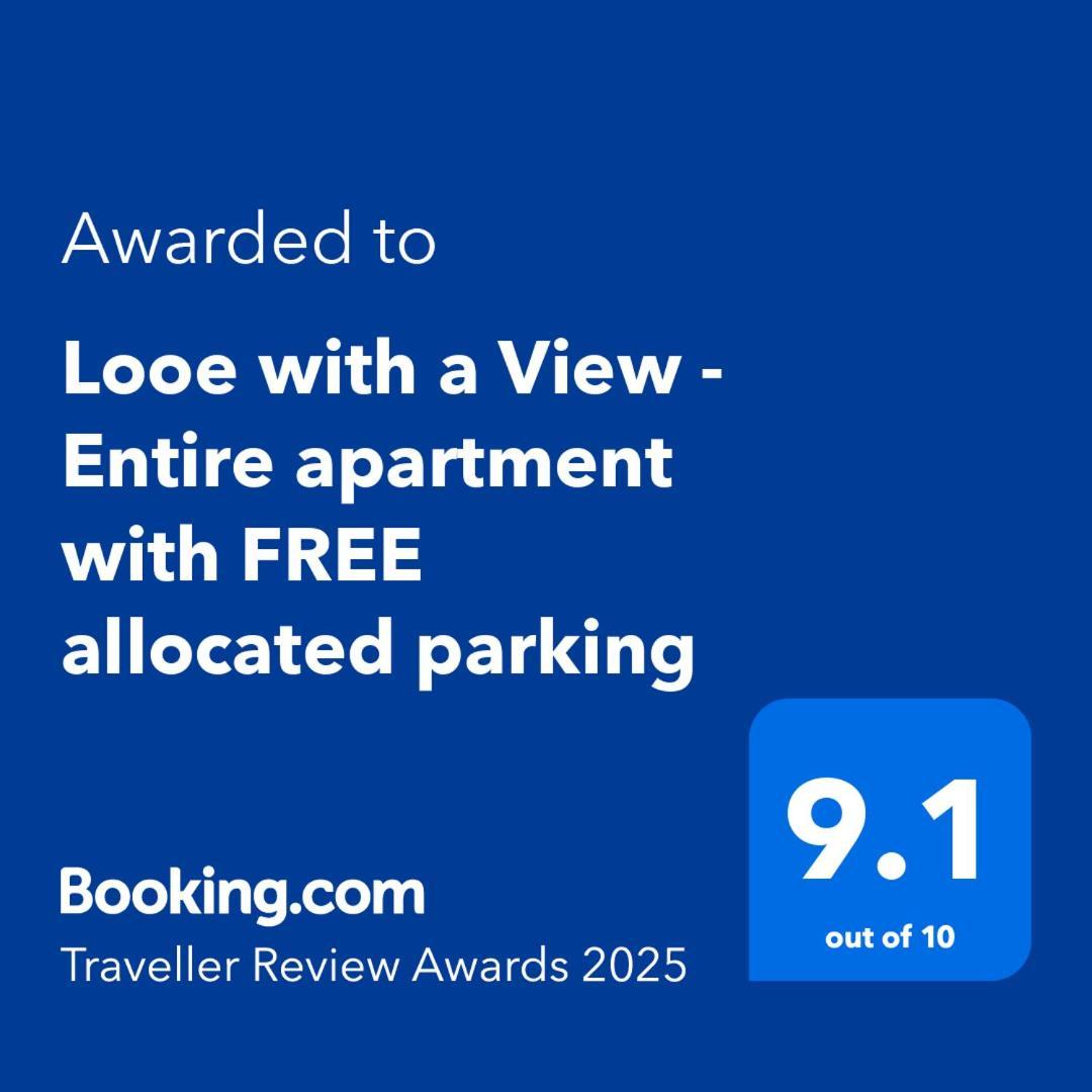 Looe With A View - Entire Apartment With Free Allocated Parking Екстериор снимка